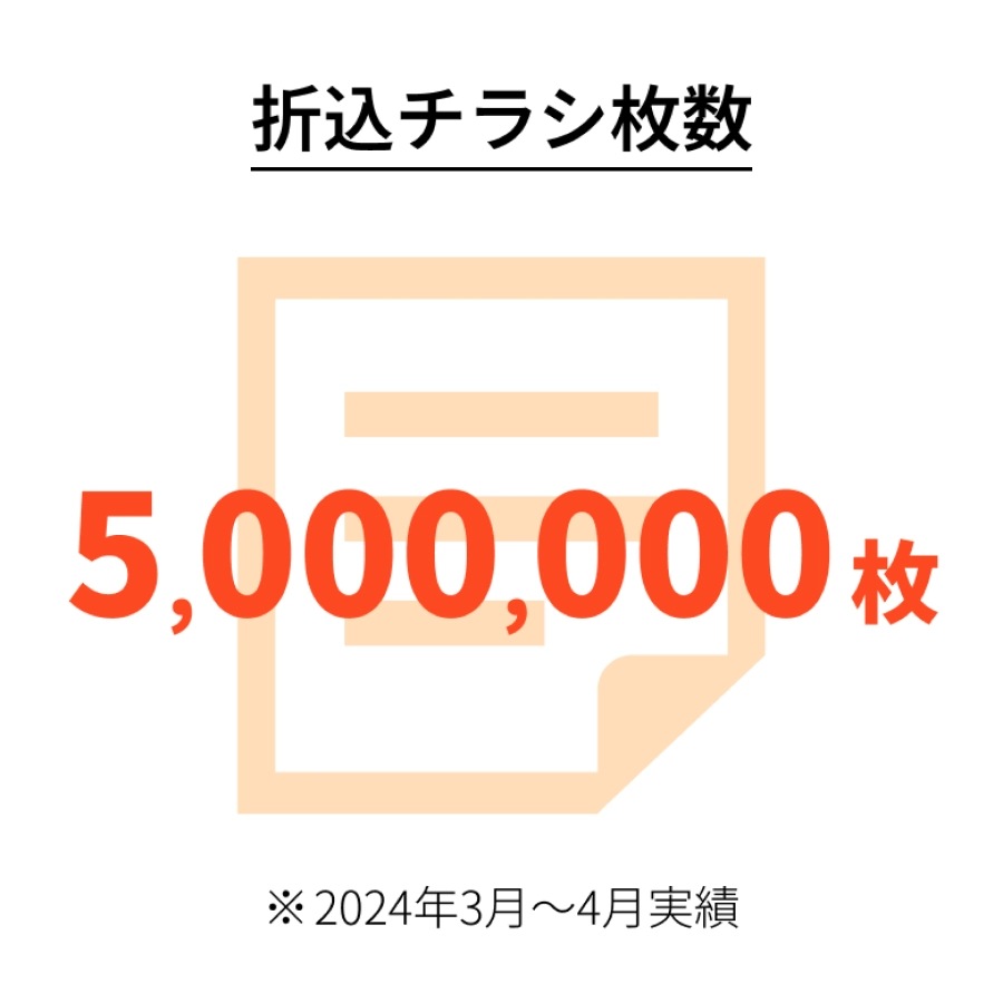 日昭 チラシ枚数のエンブレム